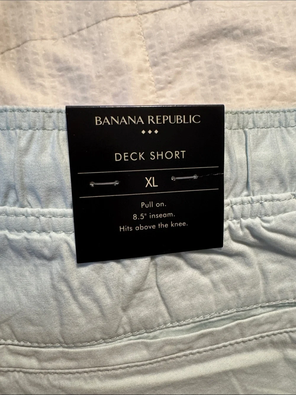 Men's Light green Elastic-Waist Shorts. Banana Republic. New with tags